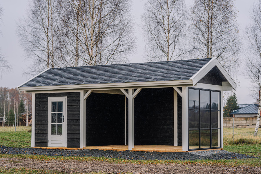 Tiny home on slab