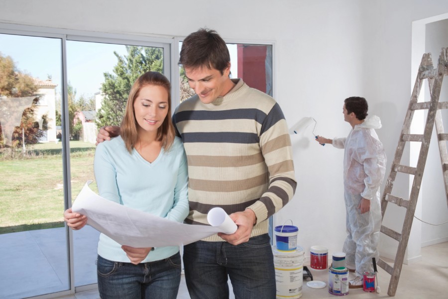 home loan refinance options allowed this couple to renovate their property
