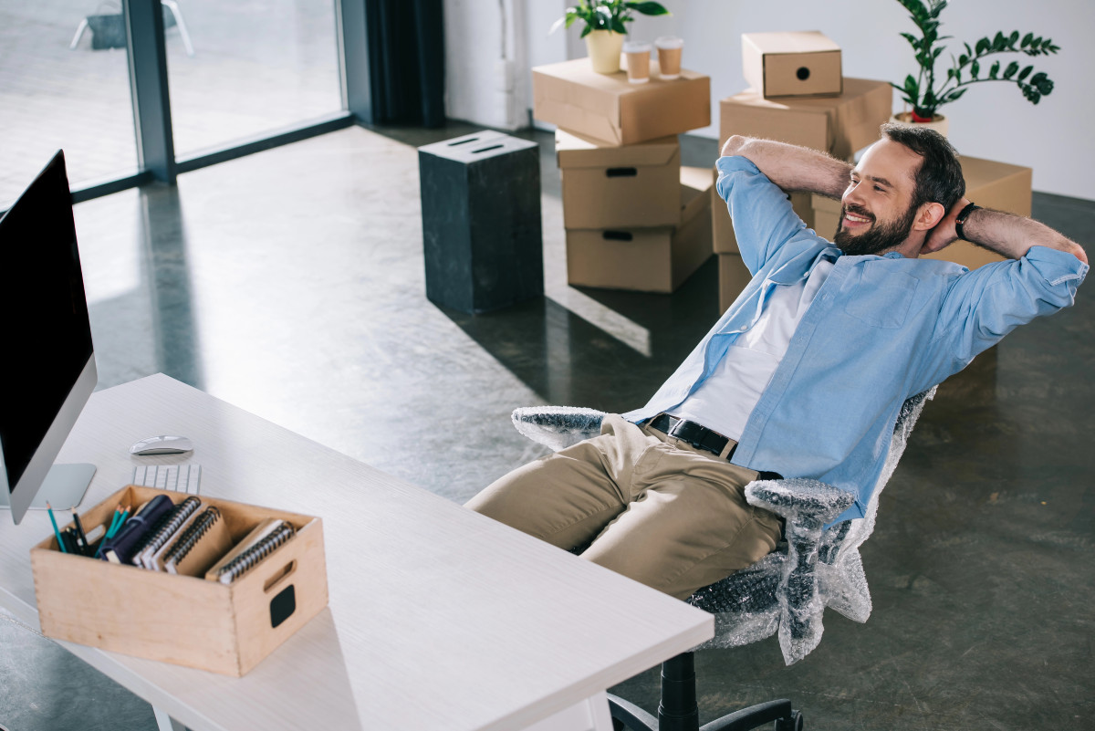 moving into new office
