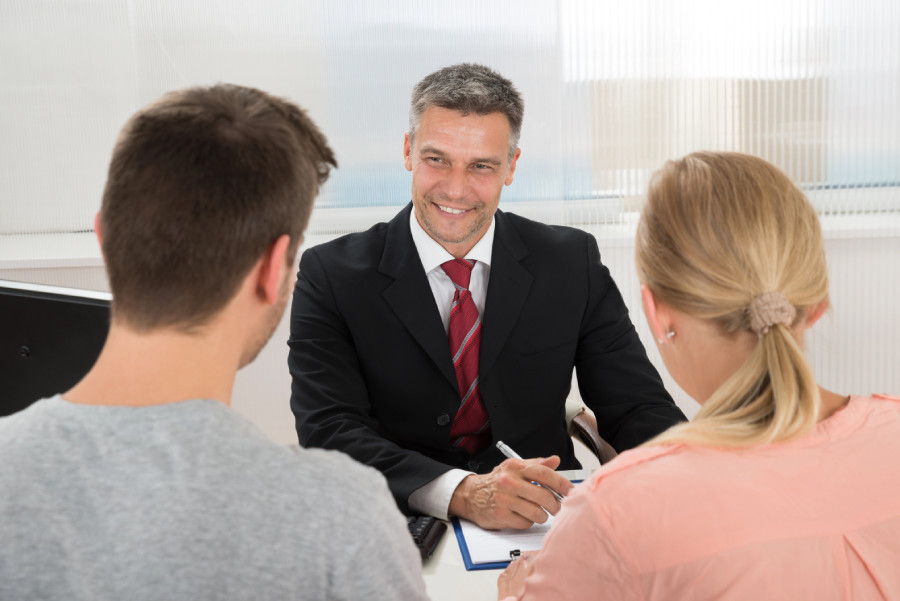 talking to a mortgage broker